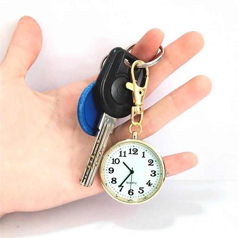 2023 Pocket Watches Nurse Pocket Watch Keychain Fob Clock with Battery Doctor Medical Vintage Watch3