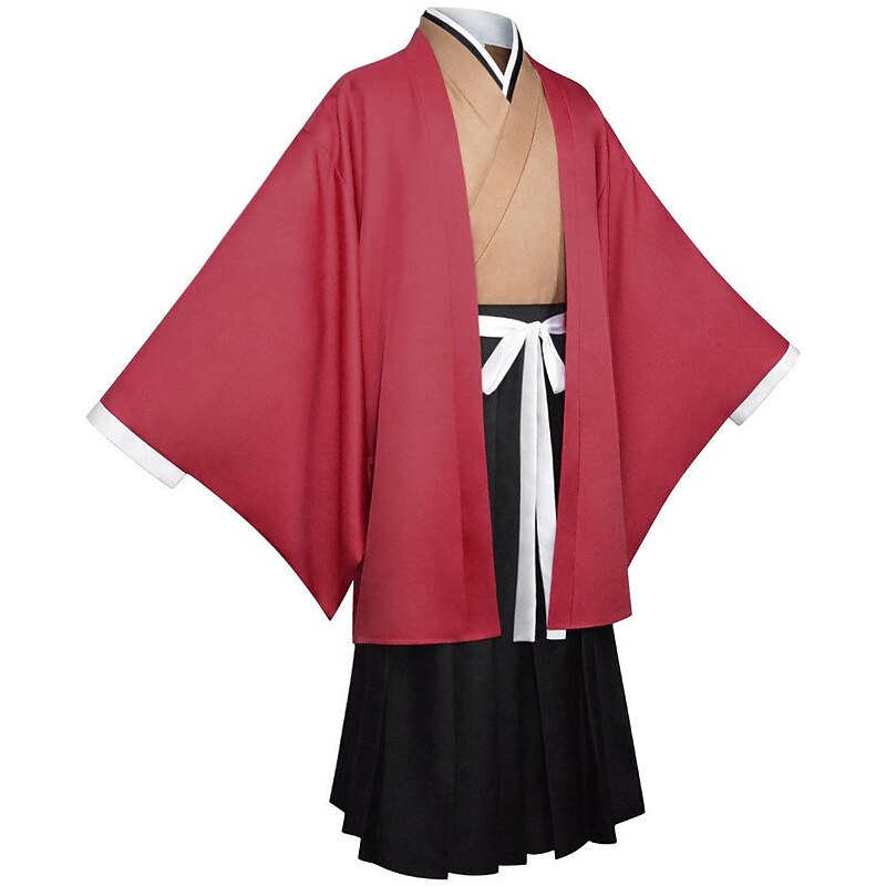 Inspired by Demon Slayer: Kimetsu no Yaiba Yoriichi Tsugikuni Anime Cosplay Costumes Japanese Halloween Cosplay Suits Kimono Top Pants Earrings For Men's Women's3