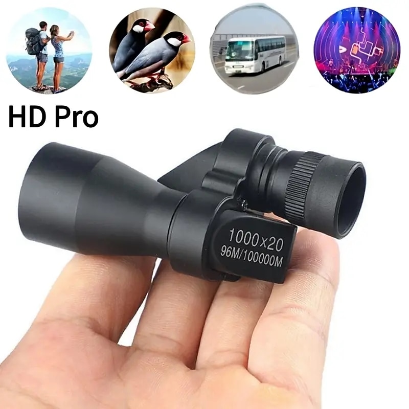 1pc Portable HD Mini Monocular Telescope - High Magnification Zoom for Outdoor Hunting Fishing and Camping!