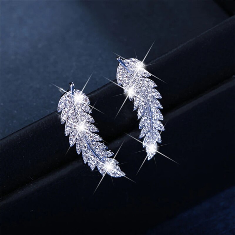 1 Pair Stud Earrings Drop Earrings For Women's Wedding Birthday Party Evening Alloy Classic Leaf2