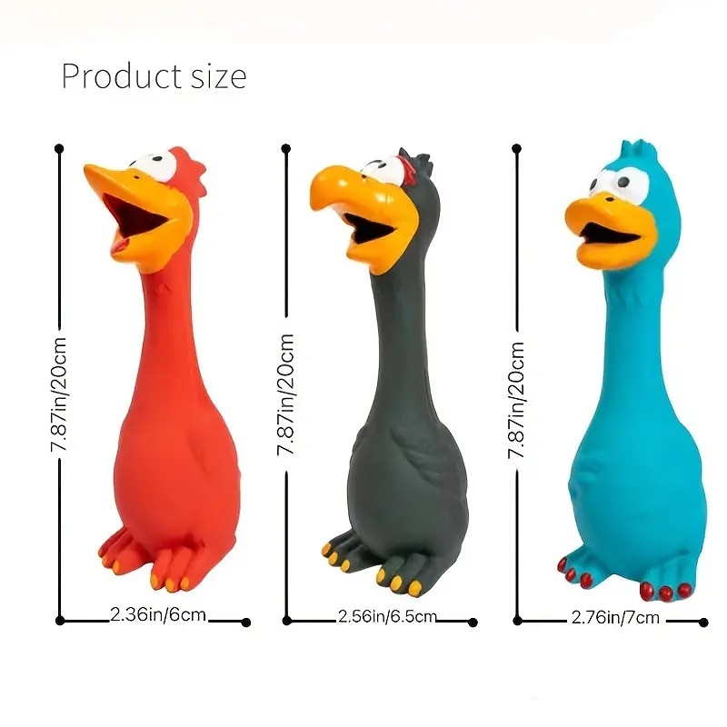 Screaming Chicken Dog Bites Sounding Toy Dog Toys For Aggressive Chewers Pet Supplies2