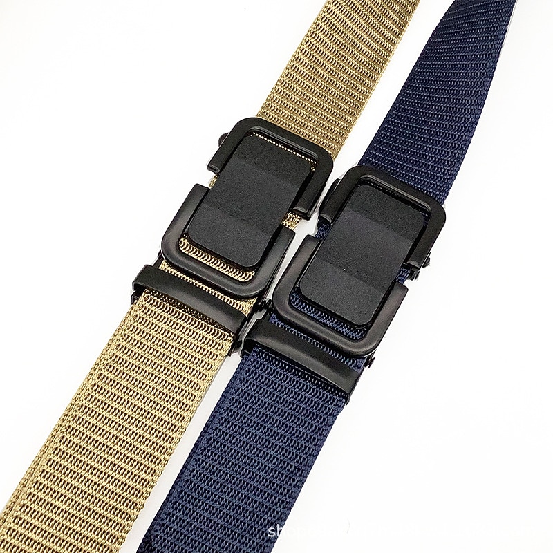 Men's Tactical Belt Nylon Web Work Belt Black Kakhi Nylon Plain Daily Wear Going out Weekend2