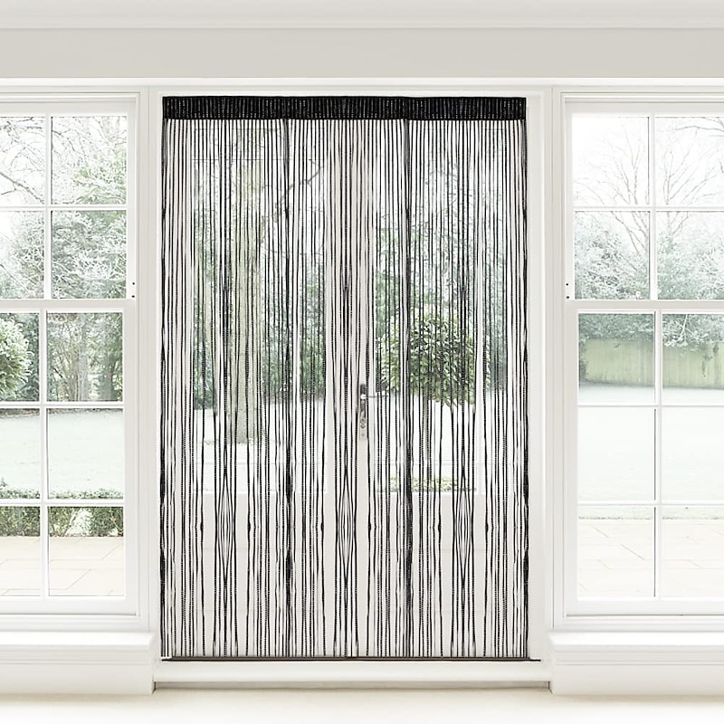 String Curtains Sparkle Door Curtain Fly Curtain Rod Pocket,Curtains Panel Divider Window Door Fly Screen for Door Wall and Window Decoration,100*200cm