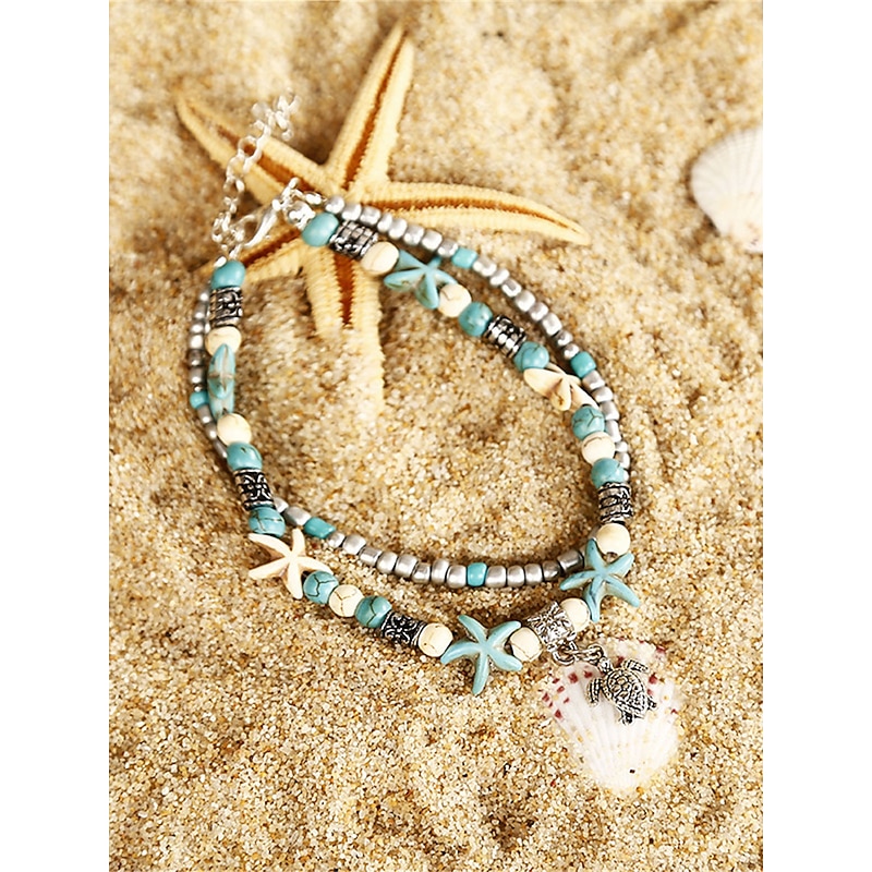 Women's Fashion Outdoor Star Anklet3