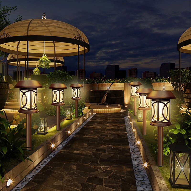 Solar Tungsten Lawn Lamp Outdoor Waterproof Courtyard Lamp Lawn Lamp Garden LED Decorative Lamp Ground Lamp4