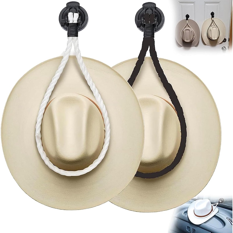 Hat Mounts, Cowboy Hat Mounts for Your Vehicle, Cowboy Hat Holder Rack for Truck SUV Car(Keep Hat Shape) - Hat Holder for Truck Seat Car Accessories Car Accessories2