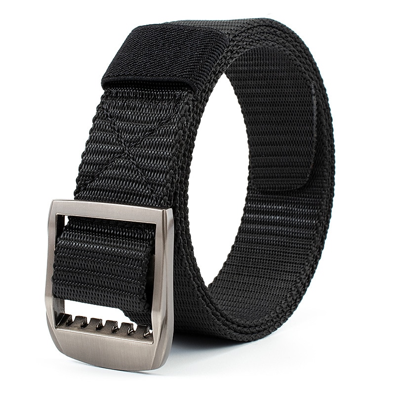Men's Tactical Belt Nylon Web Work Belt Black Kakhi Nylon Alloy Plain Daily Wear Going out Weekend2