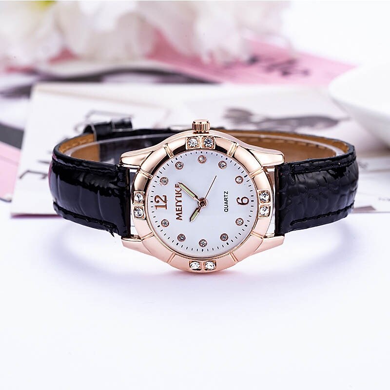 Women's Fashion Brand Diamond Belt Watch Women's Fashion Trend Luminous Quartz Female Student Watch2
