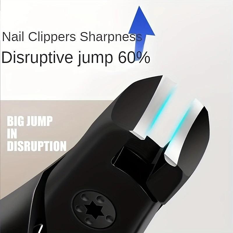 Labor Saving Nail Clippers, Wide Jaws Sharp Nail Clippers, Stainless Steel Nail Clippers For Thick And Hard Fingernail And Toenail2