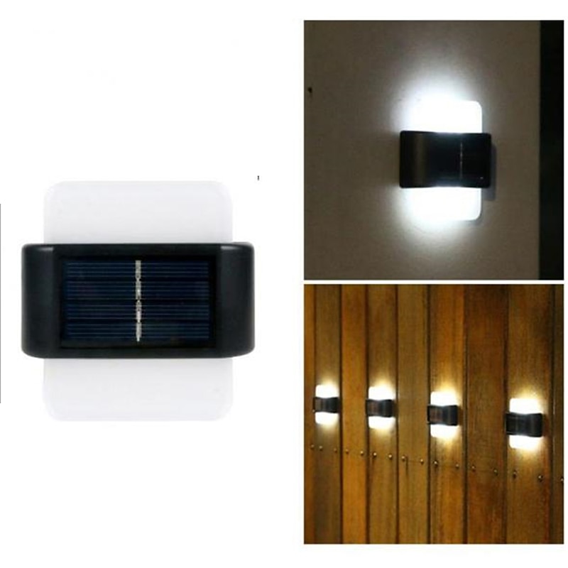 Outdoor Waterproof Lighting Solar Wall Lamp Lamps For Balcony Courtyard Fence Outdoor Lamp Sunlight Lamp Home Garden Decor3