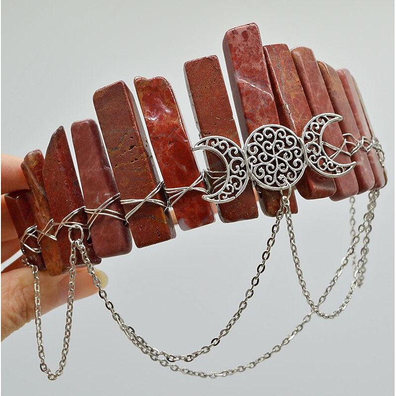 Gorgeous Crystal Crown Headband Tiara Retro Vintage Punk Gothic Rococo Victorian for Weddings Festivals Photoshoots3