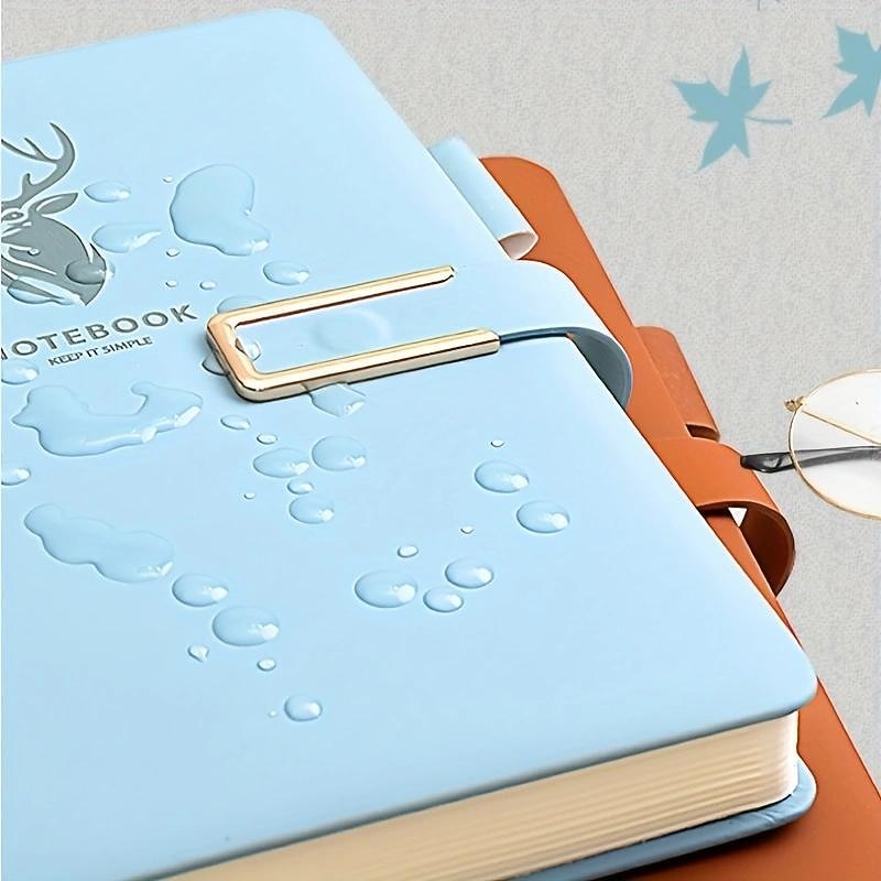 Notebook Super Thick College Students A5 Leather Business Notepad Thick Retro Simple Diary Creative Wholesale, Back to School Gift (Excluding Pens)2