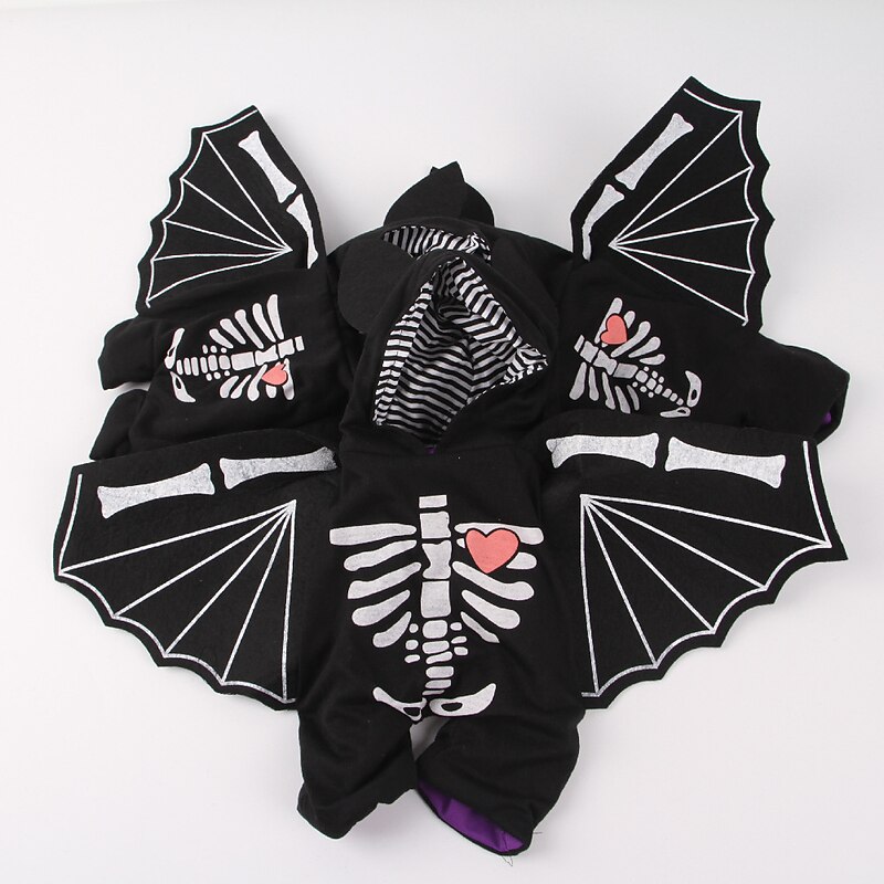 Dog Costume for Halloween, Carnival  Pet Dog Animal Transfiguration Bat Dress Upright Dress Dog Halloween Funny Dress2