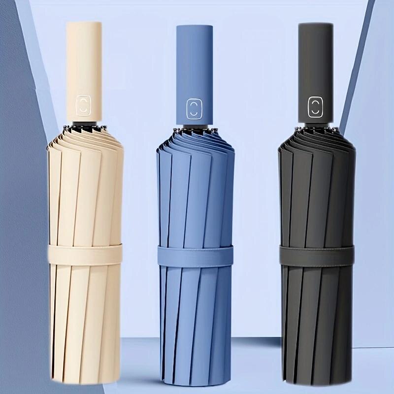 Umbrella for the Sun Automatic Folding Large High-quality Umbrella Rainproof And Windproof Strong Umbrella Family Entertainment Outdoor Rainproof And Sunscreen Dual-use Parasol