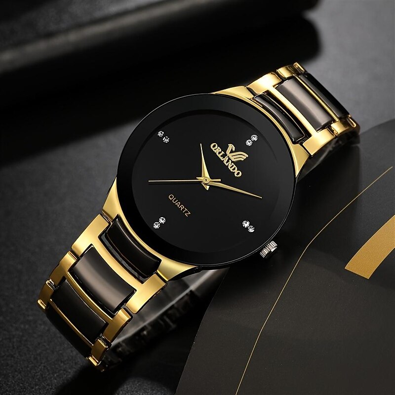 Men Quartz Watch Fashion Business Stainless Steel Minimalist Analog Quartz Watch For Men Military Sports Casual Wristwatch Relogio Masculino
