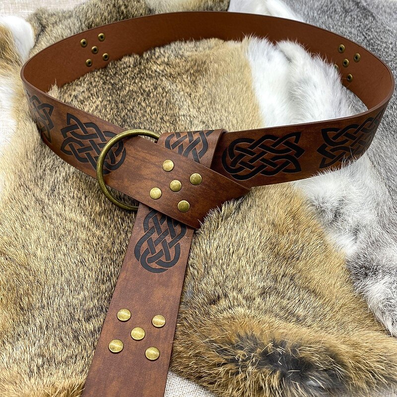 Warrior Knight Ritter Viking Celtic Knight Retro Vintage Punk & Gothic Medieval Renaissance 17th Century Cosplay Costume Masquerade Waist Belt Women's Girls' Costume Vintage Cosplay Performance Stage3