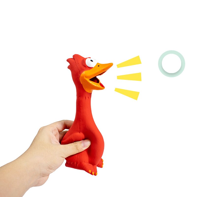 Screaming Chicken Dog Bites Sounding Toy Dog Toys For Aggressive Chewers Pet Supplies3