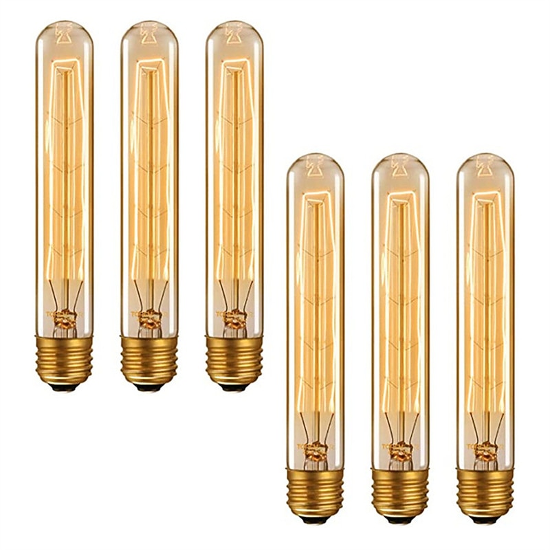 Retro Lamp T185 40W E27 Filament Dimmable Decorative Incandescent Ampoule Vintage Edison Light Bulb for Home Living