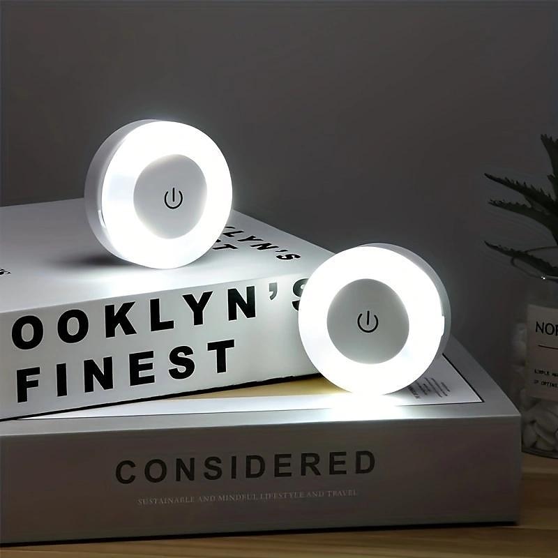 Touch Light Led Tap Light 3 Colors Adjustable Closet Light Portable Wireless Under Cabinet Lights Dimmable Lights For Bedroom Kitchen Counter Stair Hallway4