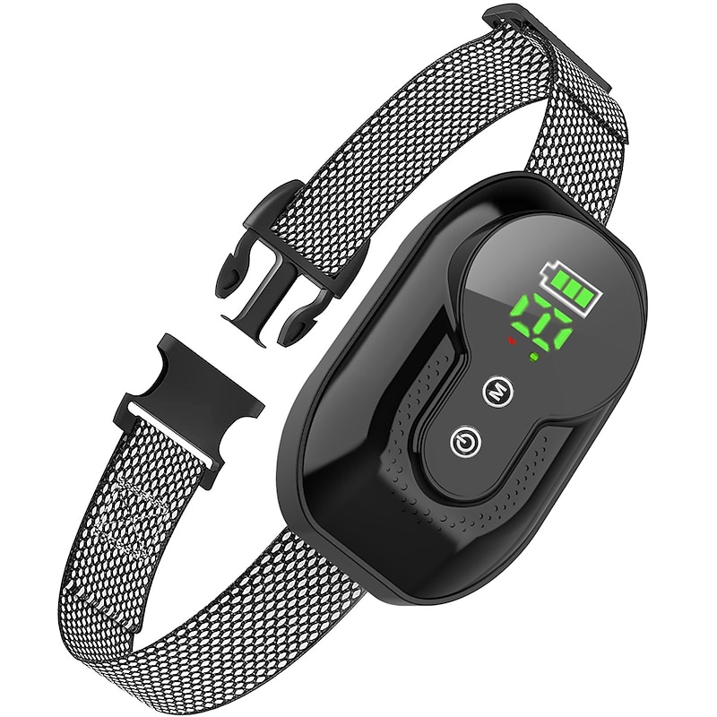 Pet Bark Stopper Intelligent Identification Charging Waterproof Electric Shock Dog Training Collar Dog Training Device