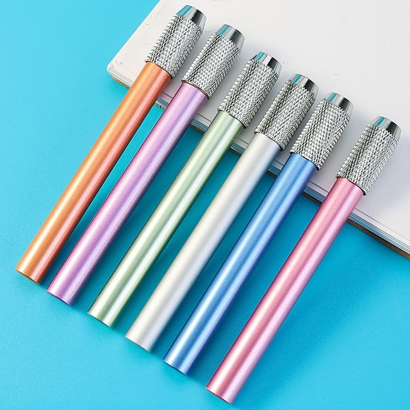 Pencil Extender Single-ended Colored Metal, Extend the pencil for continued use, Back to School Gift4