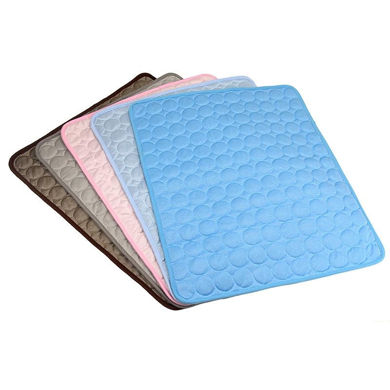 Dog Mat,Summer Pet Ice Mat Cool Dog Mat Pet Cat Mat Breathable Ice Silk Cat Litter Pet Supplies Summer Dog MatPet Mat3