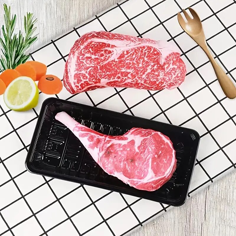 Interactive Steak-Shaped Pet Chew Toy - Keep Your Dogs & CatsEntertained for Hours!3