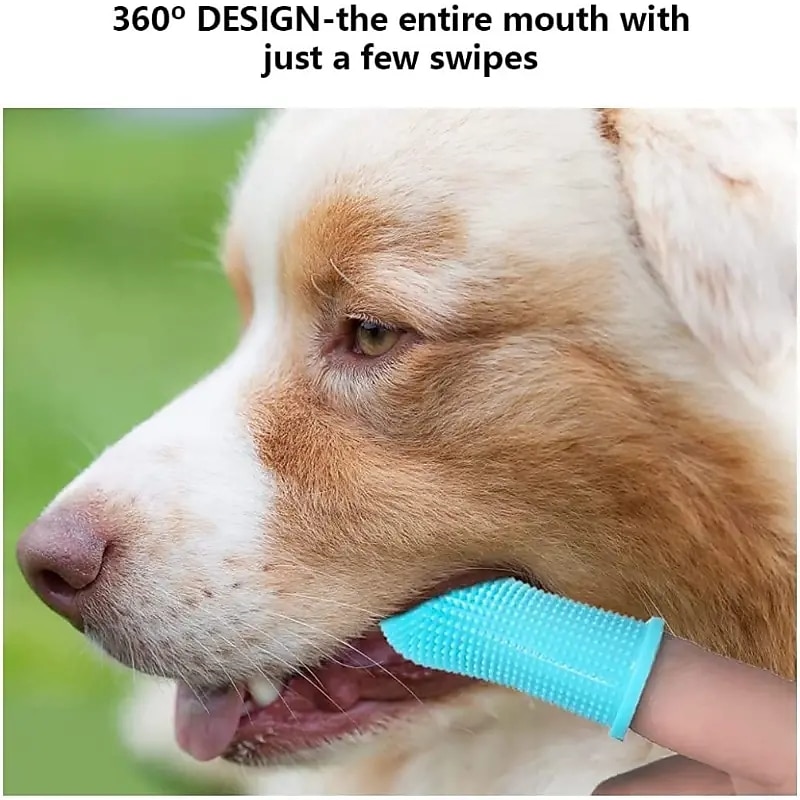 Dog Super Soft Pet Finger Toothbrush Teeth Cleaning Silicone Tooth Brush Tool Dog Cat Cleaning4