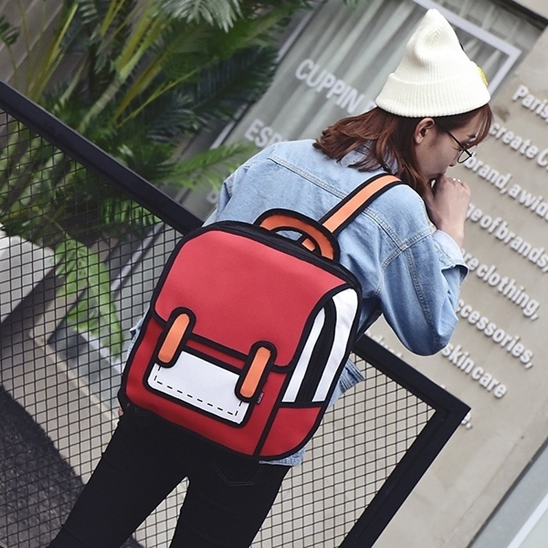 Mini Backpack Student 3D Backpack Fashion Two-Dimensional Teenager Boys Girls Trend Backpack For School Opens, Back to School Gift3