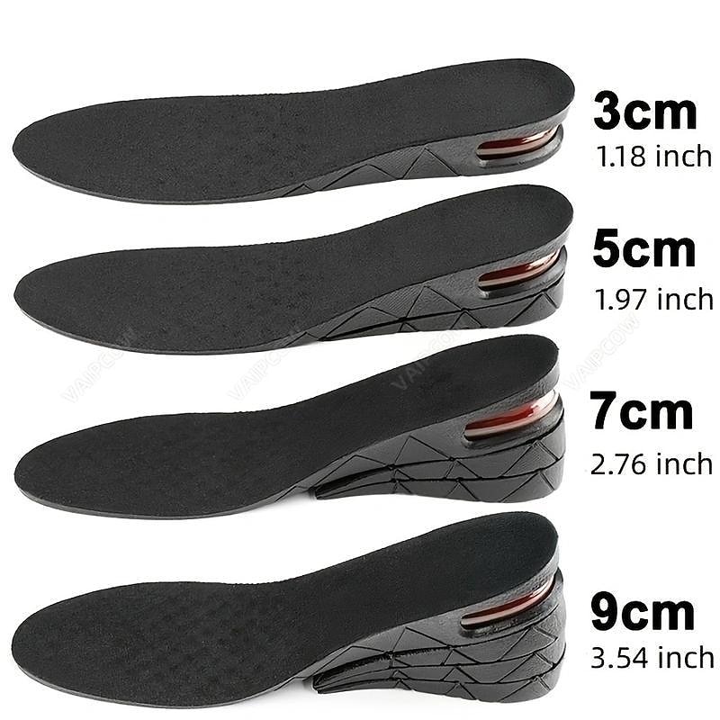 Adjustable Height Increase Insoles – Invisible Shoe Inserts for Men & Women, 1.18 to 3.54 inch Lift, Comfortable and Breathable3