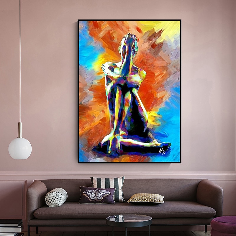 Abstract Woman Nude Canvas Painting Sexy Body Art Canvas Painting Print Sex Posters Wall Art Pictures Modern Bedroom Home Decor3