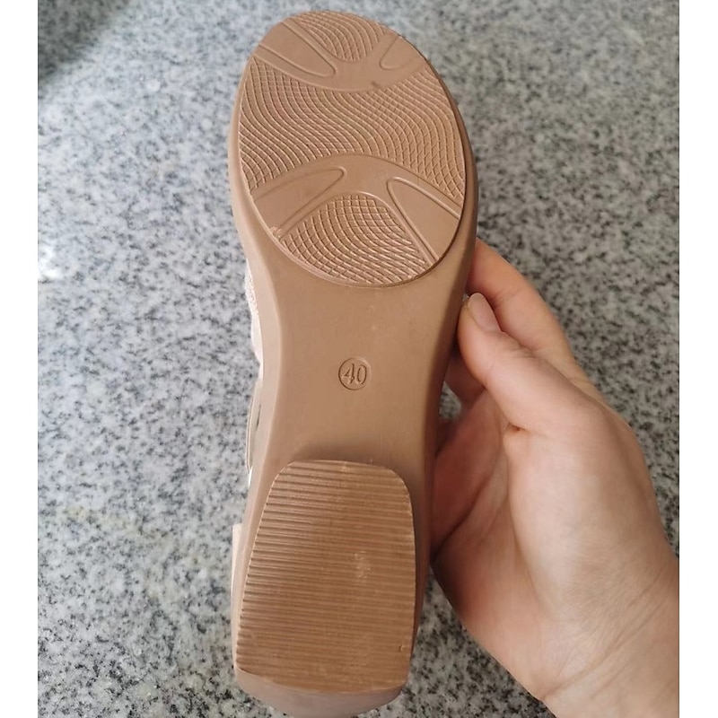 Elegant Beige Women's Cut-Out Sandals - Intricate Laser-Cut Design with Comfortable Wedge Heel, Perfect for Dressy Occasions and Summer Evenings4