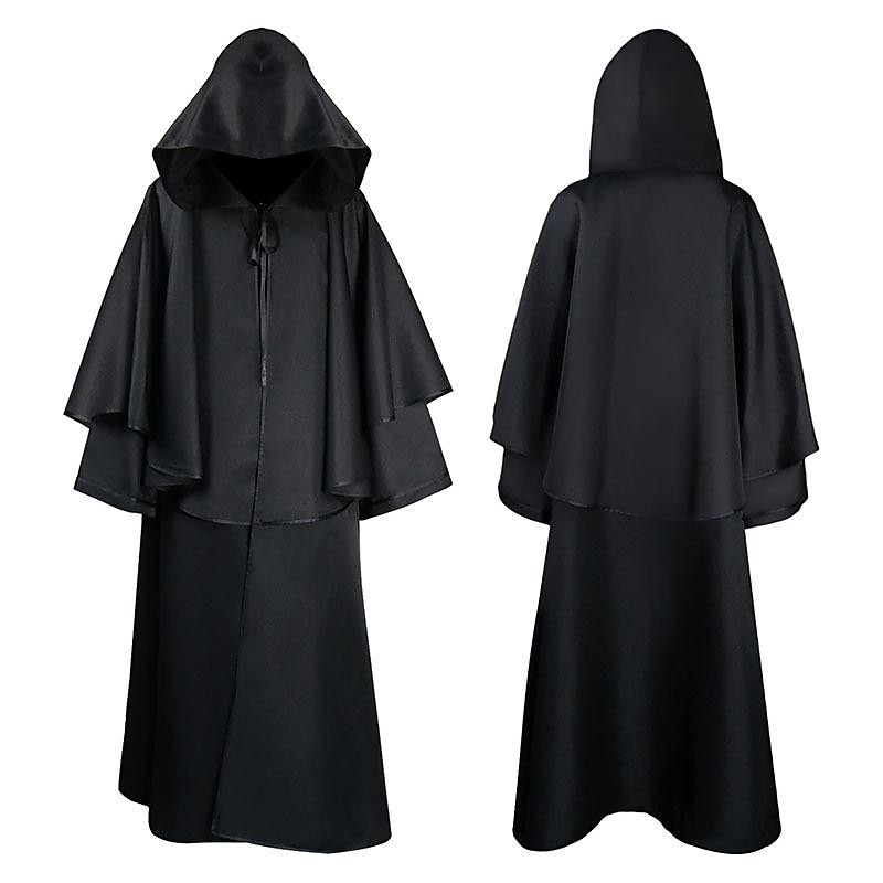 Plague Doctor Witches Retro Vintage Punk & Gothic Medieval 18th Century 17th Century Cape Cosplay Costume Cloak Men's Women's Costume Vintage Cosplay Performance Stage Carnival Cloak Halloween3