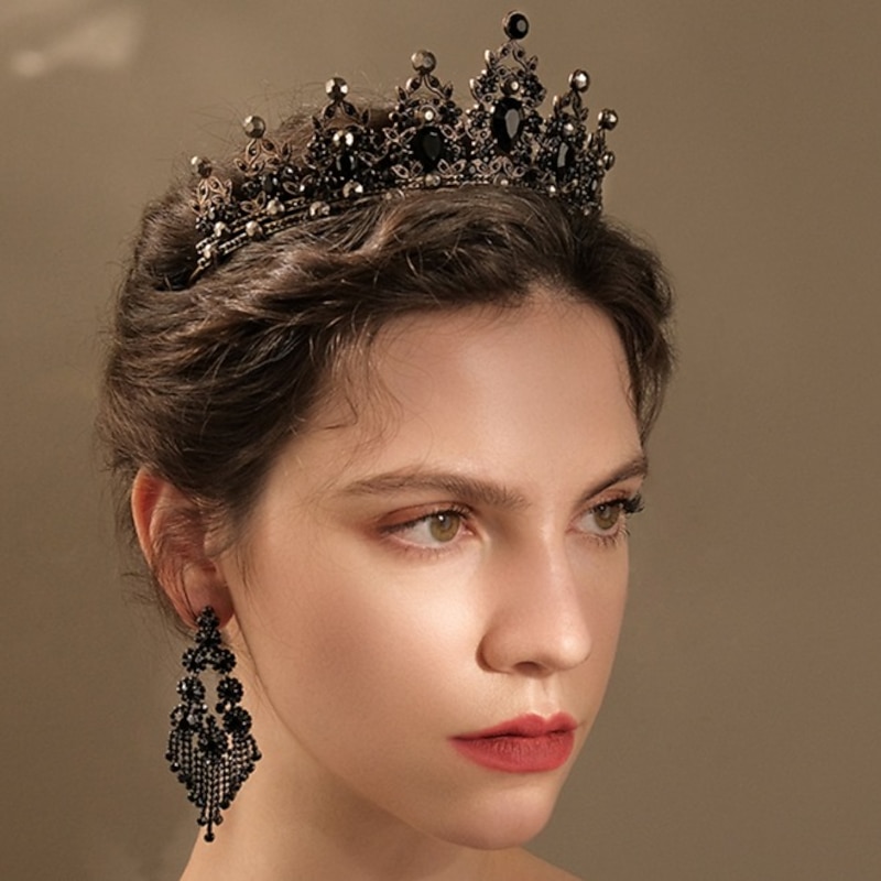 Sparkling Crystal Tiaras & Crowns for Women & Girls Rococo Victorian Wedding Accessories2