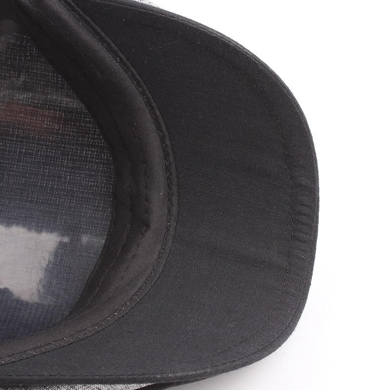 Unisex Flat Cap Newsboy Cap Black Blue Polyester Retro Travel Beach Outdoor Vacation Plain Adjustable3