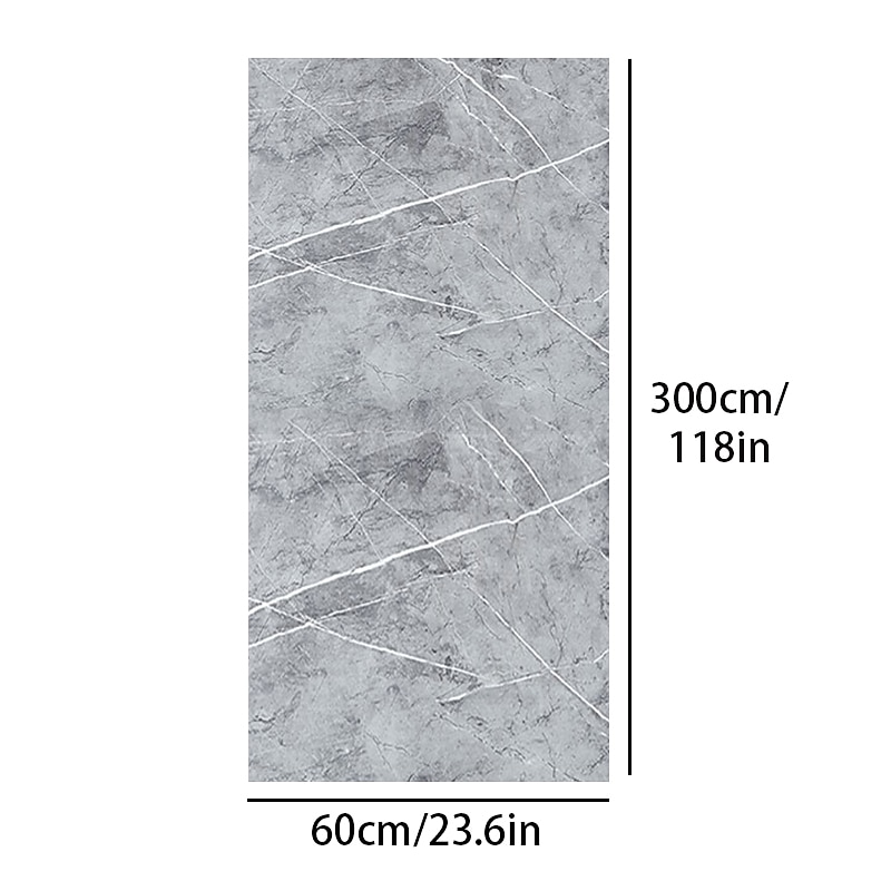 Cool Wallpapers Grey Wallpaper Wall Mural Marble Peel And Stick Wall Sticker Self-Adhesive Waterproof Oil Proof  Fireproof, Easily Removable Wall Covering Kitchen Countertop And Cabinet Shelf Liner2