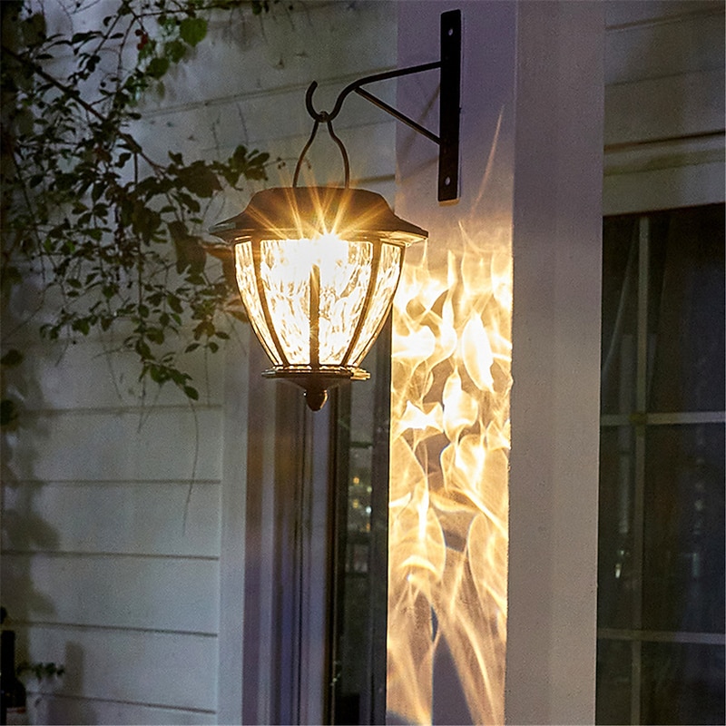 Outdoor Solar Garden Hanging Lantern Light Super Waterproof Solar Wall Lamp Villa Porch Courtyard Decoration Atmosphere Lights3