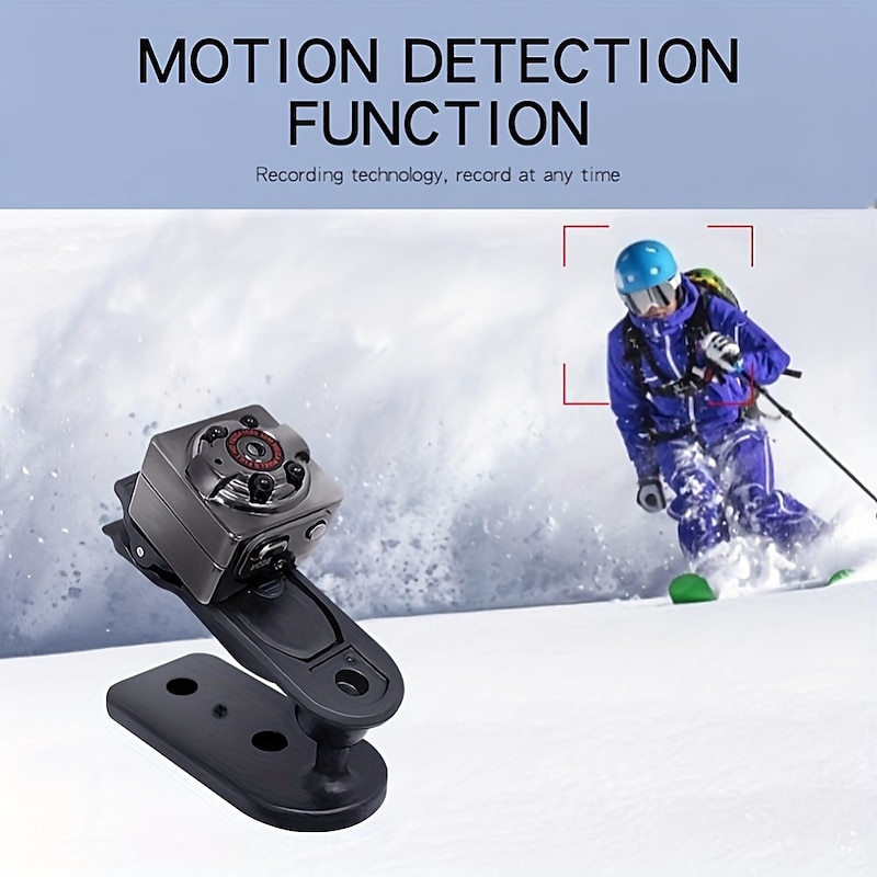 Mini DV Camera with HD IR Night Vision Motion Detection & Wireless Video Recording - Perfect for Outdoor Sports & Aerial Recording4