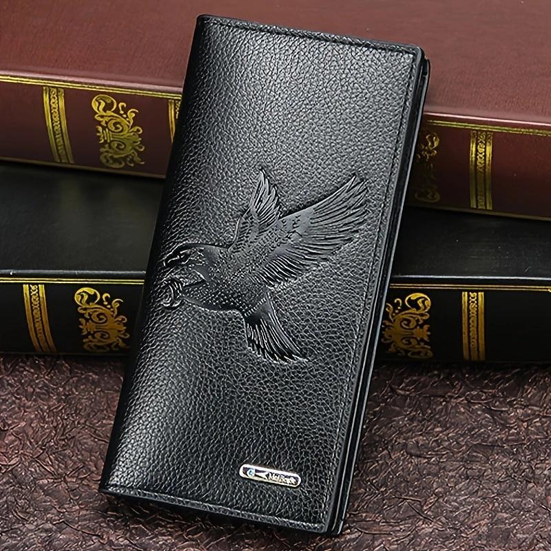Fathers Day Gifts for Dad New Men Long Wallet Fashionable Men Magnetic Buckle Bag Large Capacity Multi Card Slot Wallet4