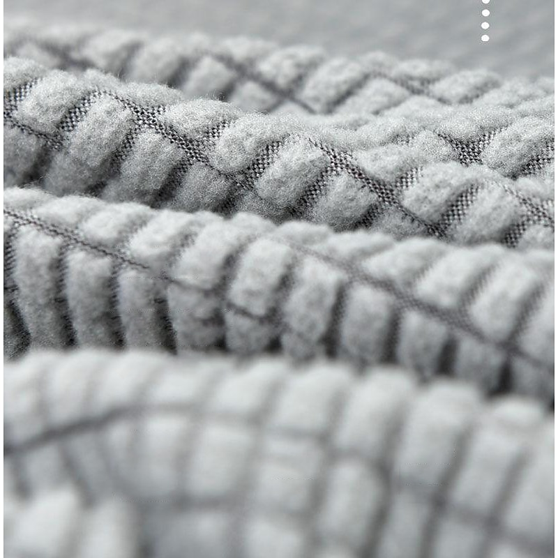 Stretch Dining Chair Cover Slipcover Round Seat Armless Wingback Chair Cover Protector Cover for Dining Room Home DecorWashable