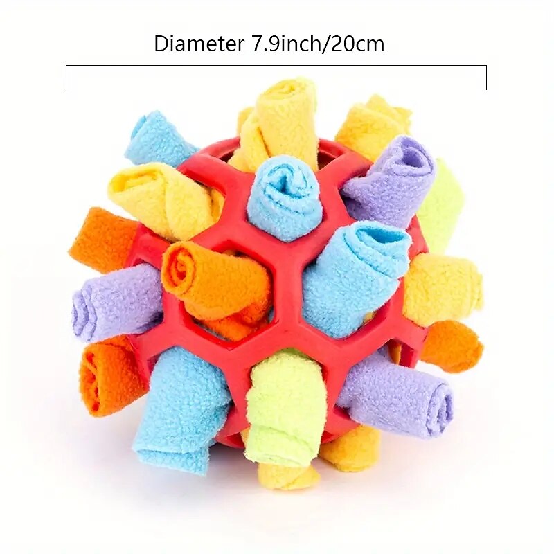 Interactive Dog Toy - Sniffing Ball for Hiding Treats - Rubber Puzzle Ball for Mental Stimulation4