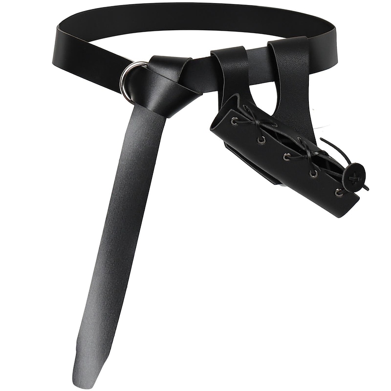 Pirate Warrior Knight Ritter Viking Celtic Knight Punk & Gothic Medieval Renaissance 17th Century Cosplay Costume Scabbard Sword Holder Sword Frog Sword Belt Men's Women's Costume Vintage Cosplay2