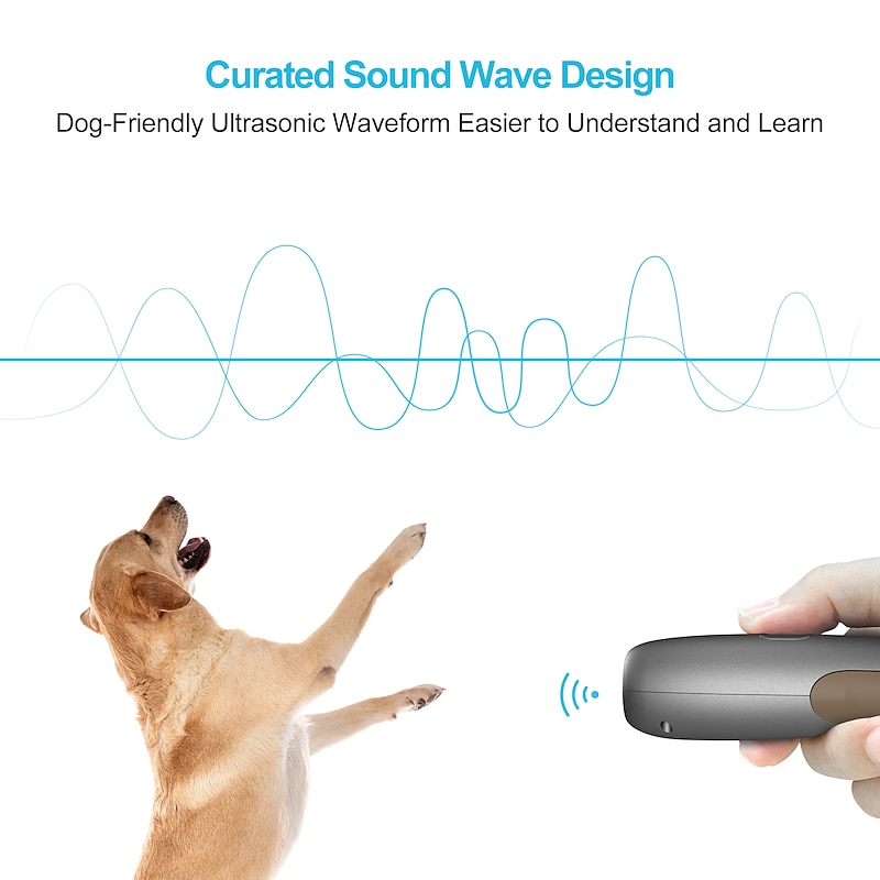 Anti Bark Device Waterproof Ultrasonic Dog Training-Bark Control Device for Small Medium and Large Dogs-Dog Bark Deterrent Devices- Anti Barking Device2