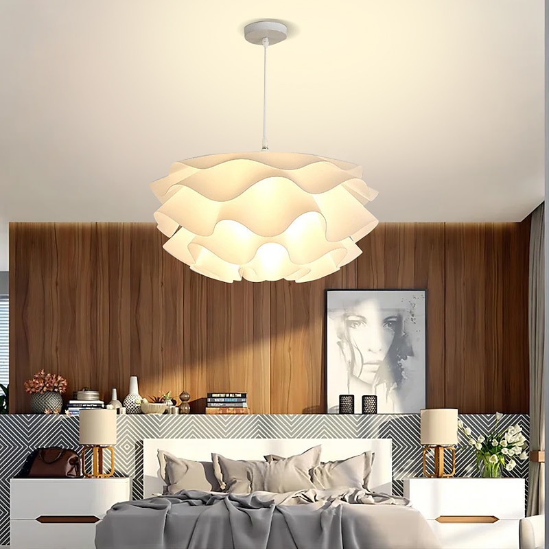 LED Pendant Light Acrylic Flower Unique Design Metal Ceiling Lighting Fixtures Creative Bar Style Atmosphere Chandelier for Living Room,Kitchen Island,Bedroom2