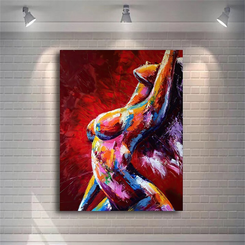 Abstract Woman Nude Canvas Painting Sexy Body Art Canvas Painting Print Sex Posters Wall Art Pictures Modern Bedroom Home Decor4
