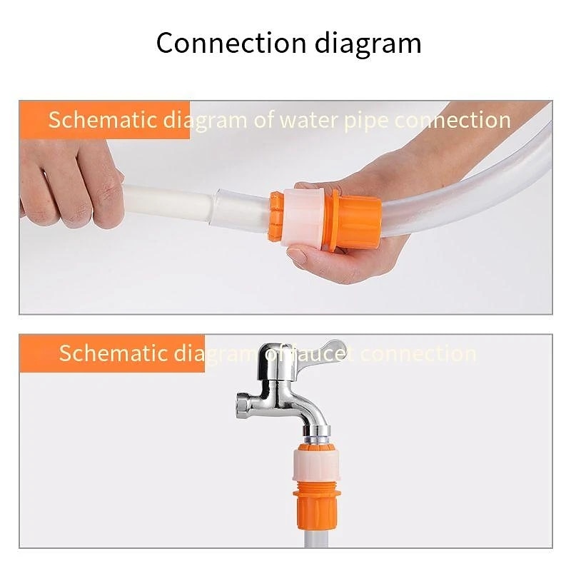 5Pcs Faucet Joint Hose To Hard Pipes Adapter Tap Connector Faucet Adapter Multipurpose garden Tap Hose Connector3