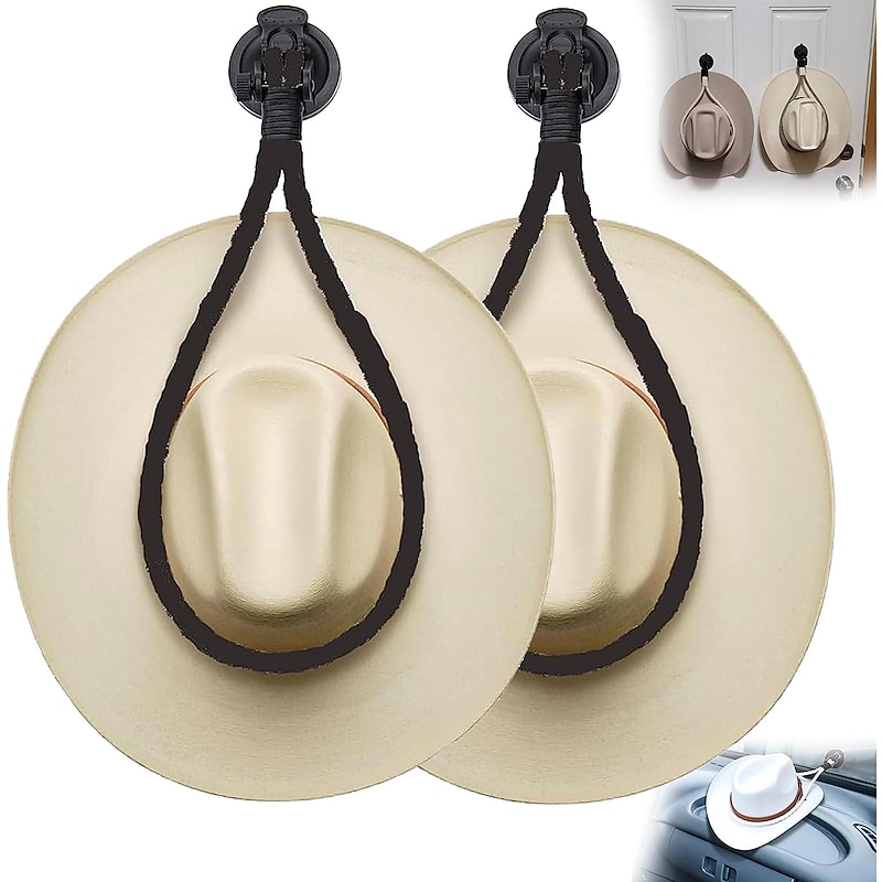 Hat Mounts, Cowboy Hat Mounts for Your Vehicle, Cowboy Hat Holder Rack for Truck SUV Car(Keep Hat Shape) - Hat Holder for Truck Seat Car Accessories Car Accessories3