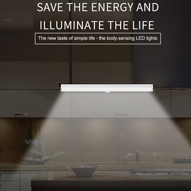 USB Body Sensing Light Smart Home Charging Night Light Cabinet Wardrobe Light Staircase Sensing Light Strip Light