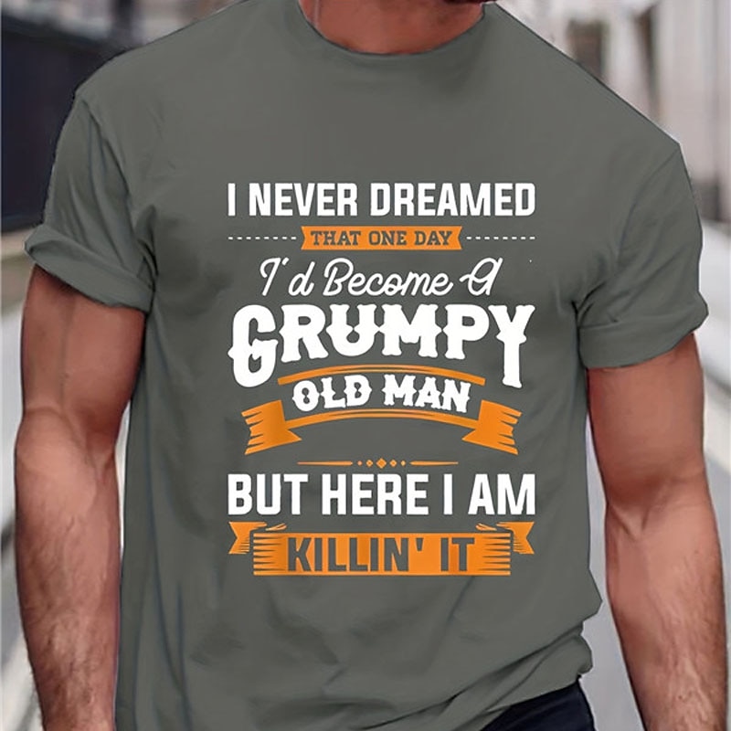 Men's Letter Graphic Prints T Shirt Graphic Tee Cotton Short Sleeve Graphic Shirt Black White Blue Comfortable Tee Outdoor Street Fashion Designer Clothing3