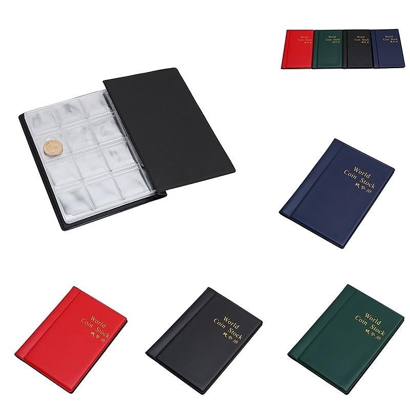 120 Coins Holders 4 Colors Collecting Collection Storage Money Penny Album Book Pockets2